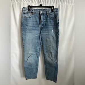 H&M ultra high waisted mom jeans